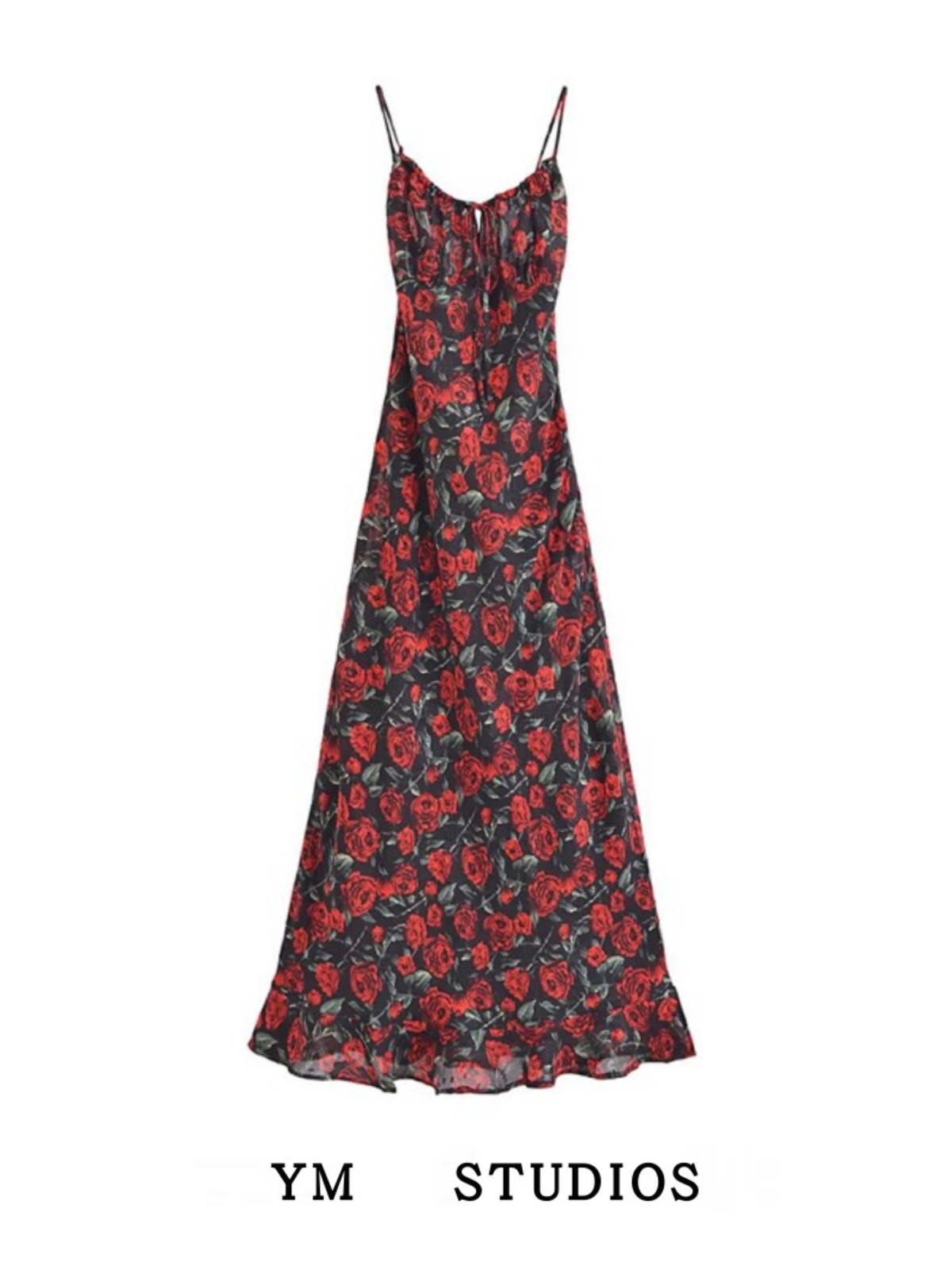 Embroidery Bali - Bali Island Romantic Rose Embroidery Long