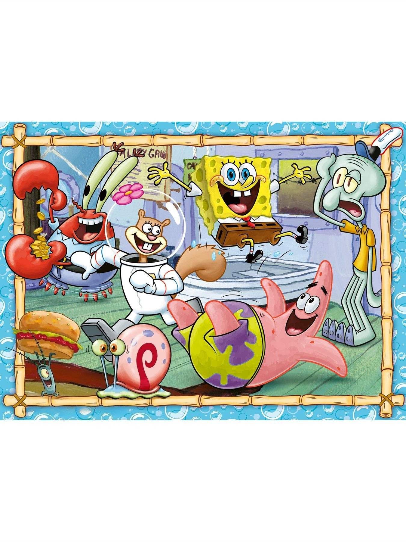 Embroidery Uae - 5D DIY Square&Round Diamond Anime SpongeBob