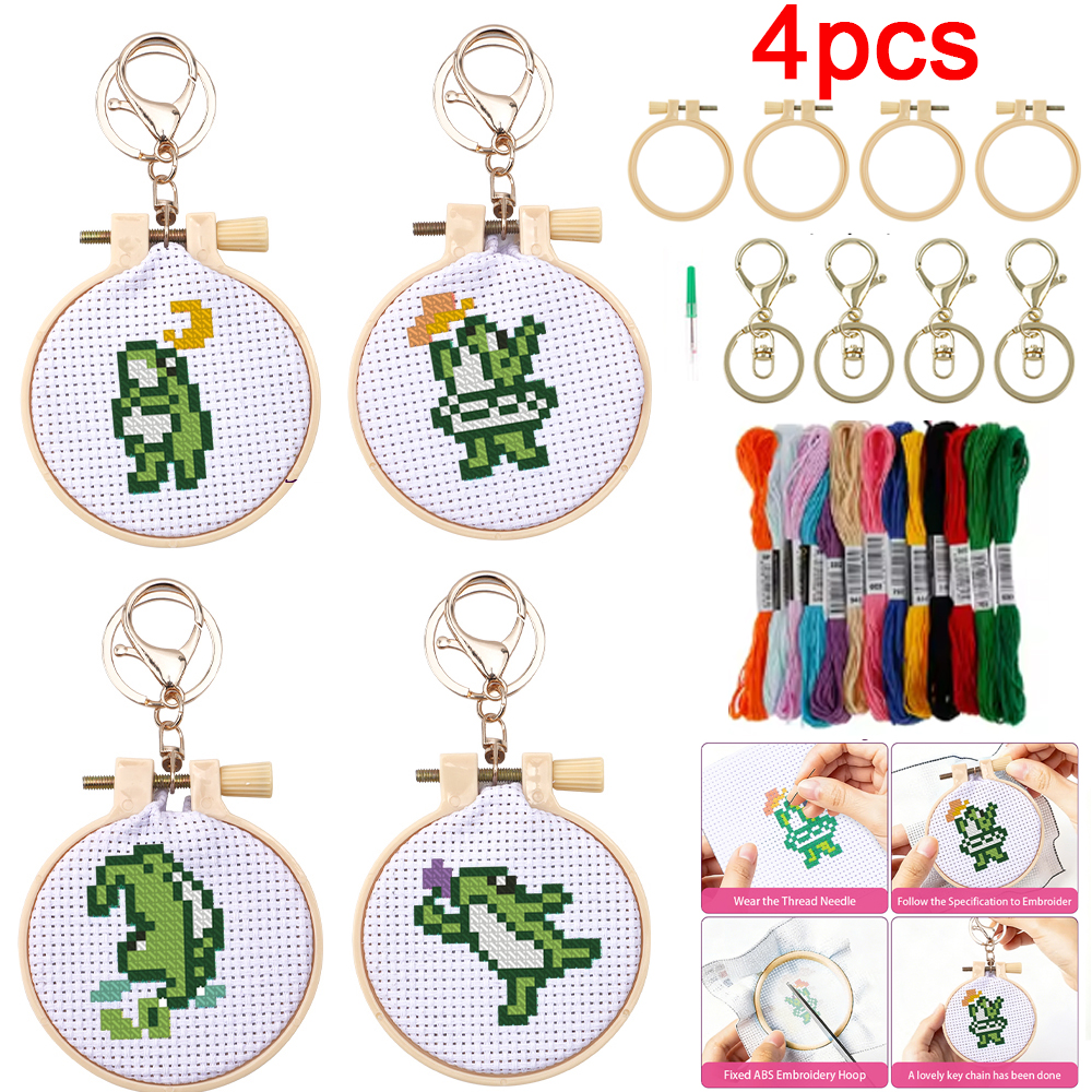 Embroidery Removal Tool - 4pcs Embroidery Starter Kit DIY Cross