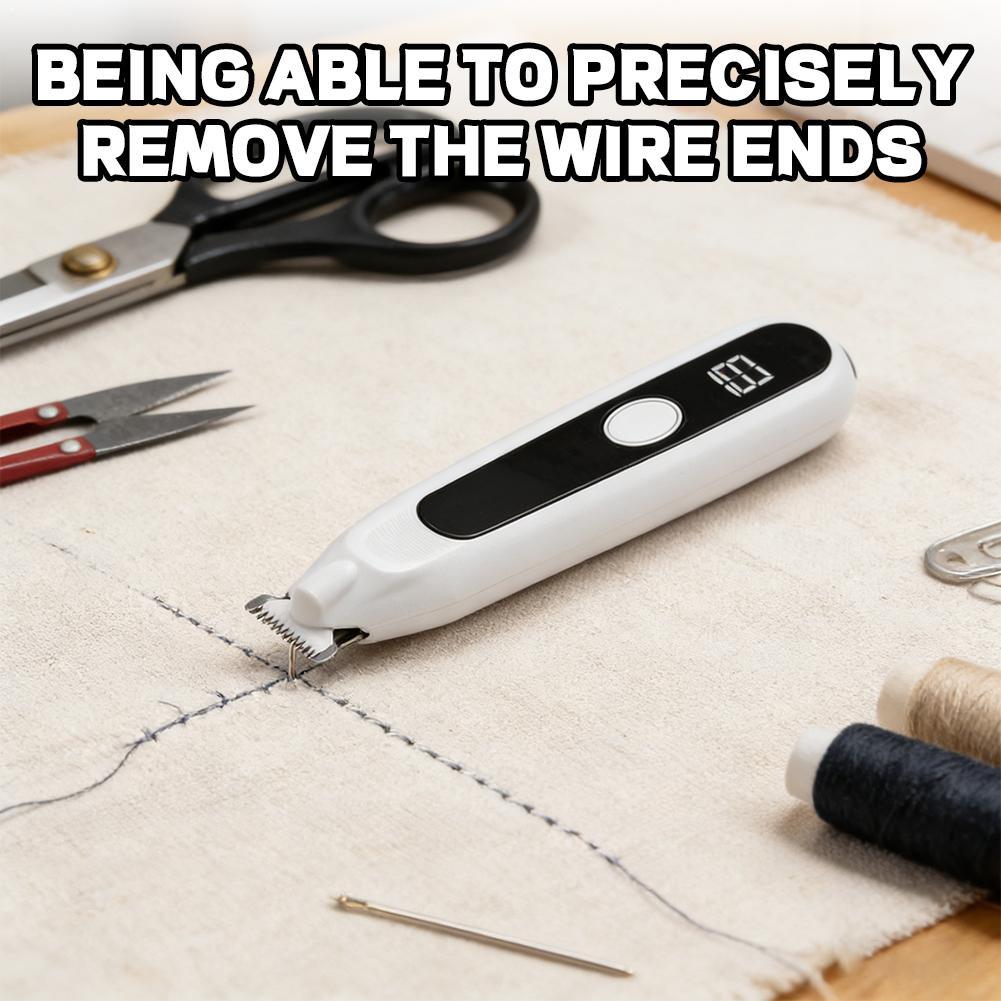 Embroidery Removal Tool - Professional Electric Seam Ripper Stitches Eraser