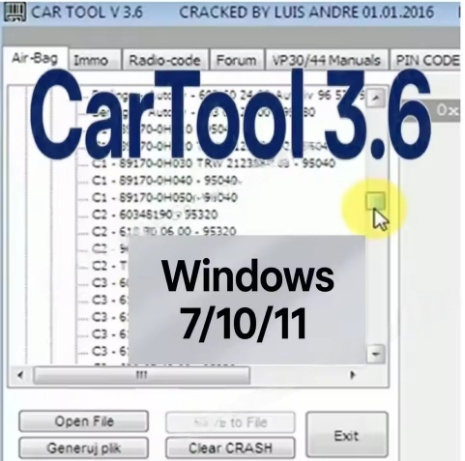 CarTool 3.6 Car tool for Immo  - Embroidery Legacy Software incelemesi ve fiyatı