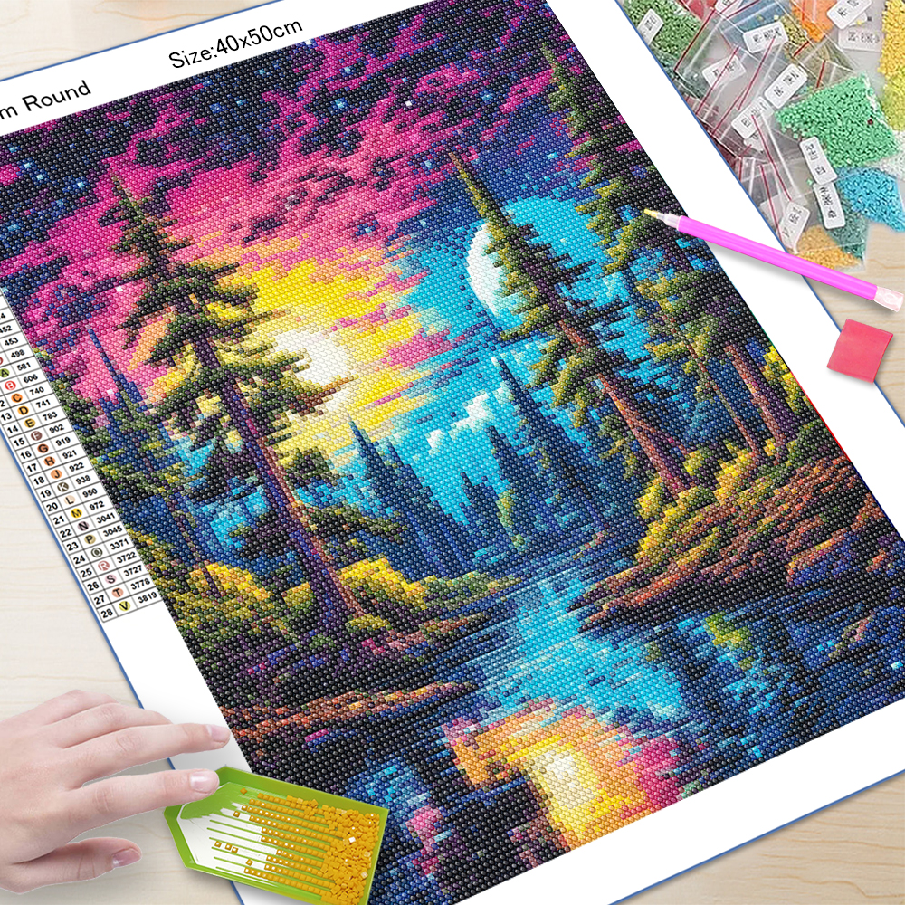 unframe 5D Diamond Art Paintin - Embroidery X Stitch incelemesi ve fiyatı