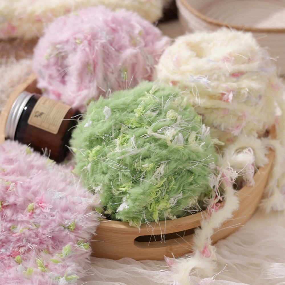 Faux Fur Blend Yarn, 100g Cand - Embroidery Hat Machine incelemesi ve fiyatı