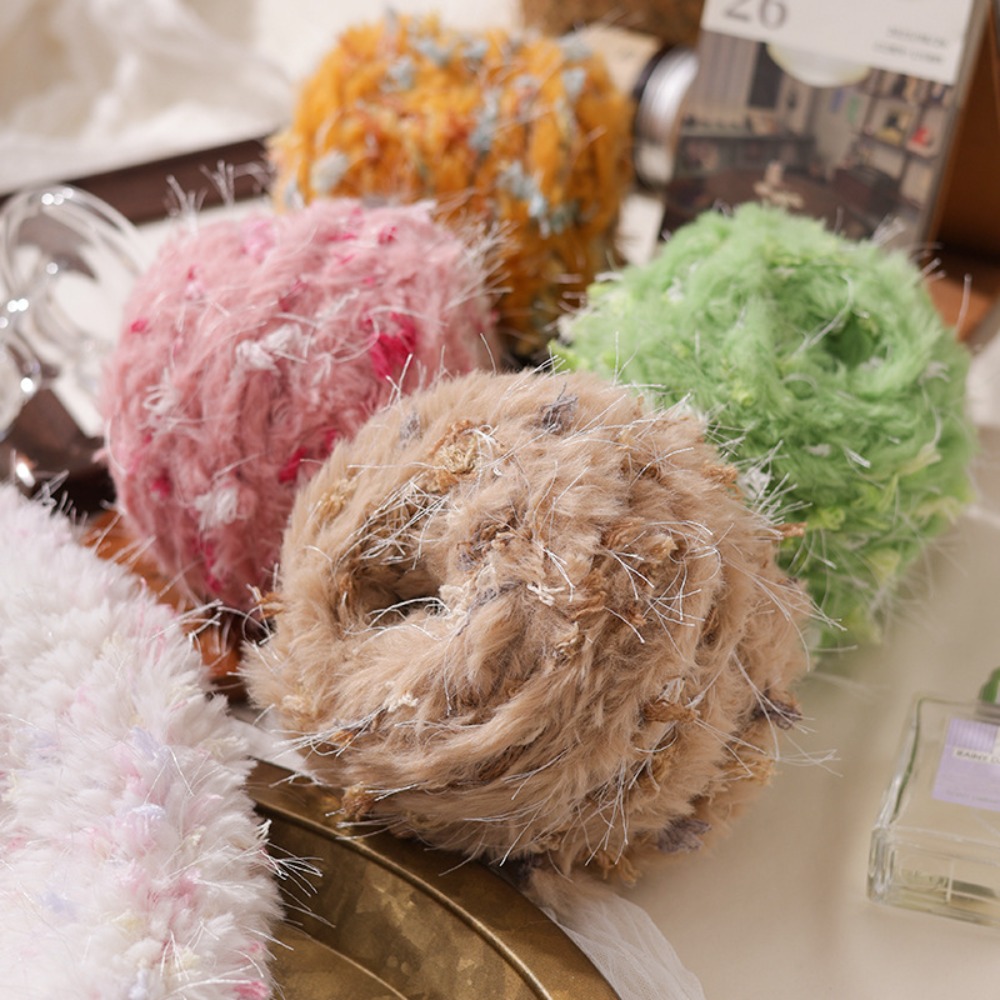 Faux Fur Blend Yarn, 100g Cand - Embroidery Hat Machine incelemesi ve fiyatı