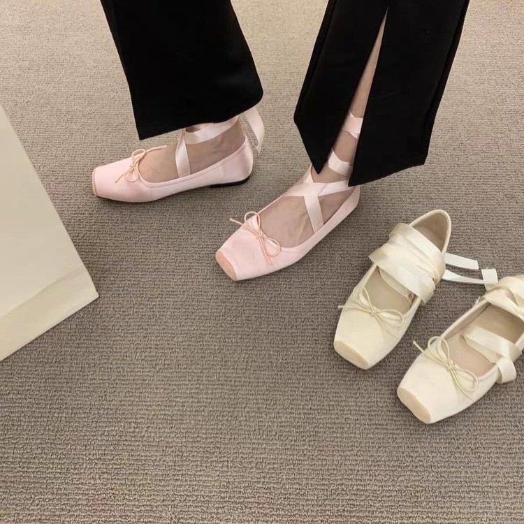 Women Flats Bow Marie Janes Sh - Embroidery Dress incelemesi ve fiyatı
