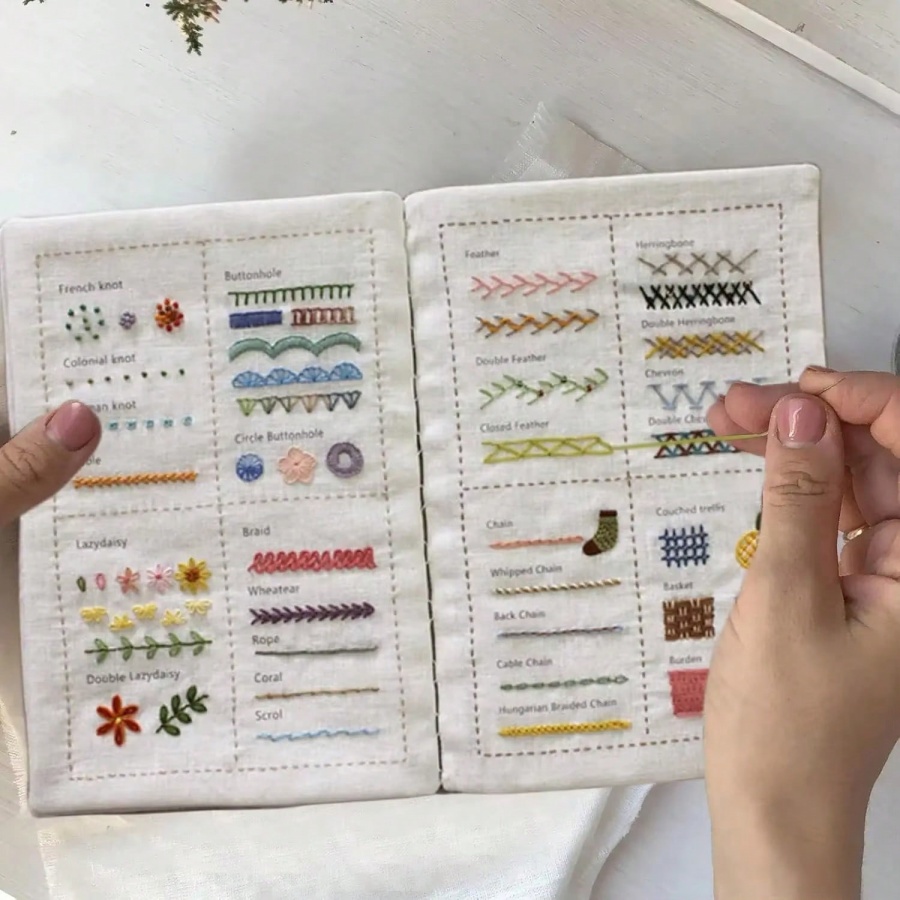 DIY Stitch Book Embroidery Sti - Embroidery Guide Book incelemesi ve fiyatı