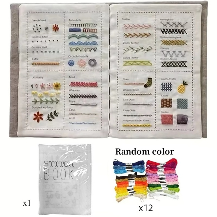 DIY Stitch Book Embroidery Sti - Embroidery Guide Book incelemesi ve fiyatı