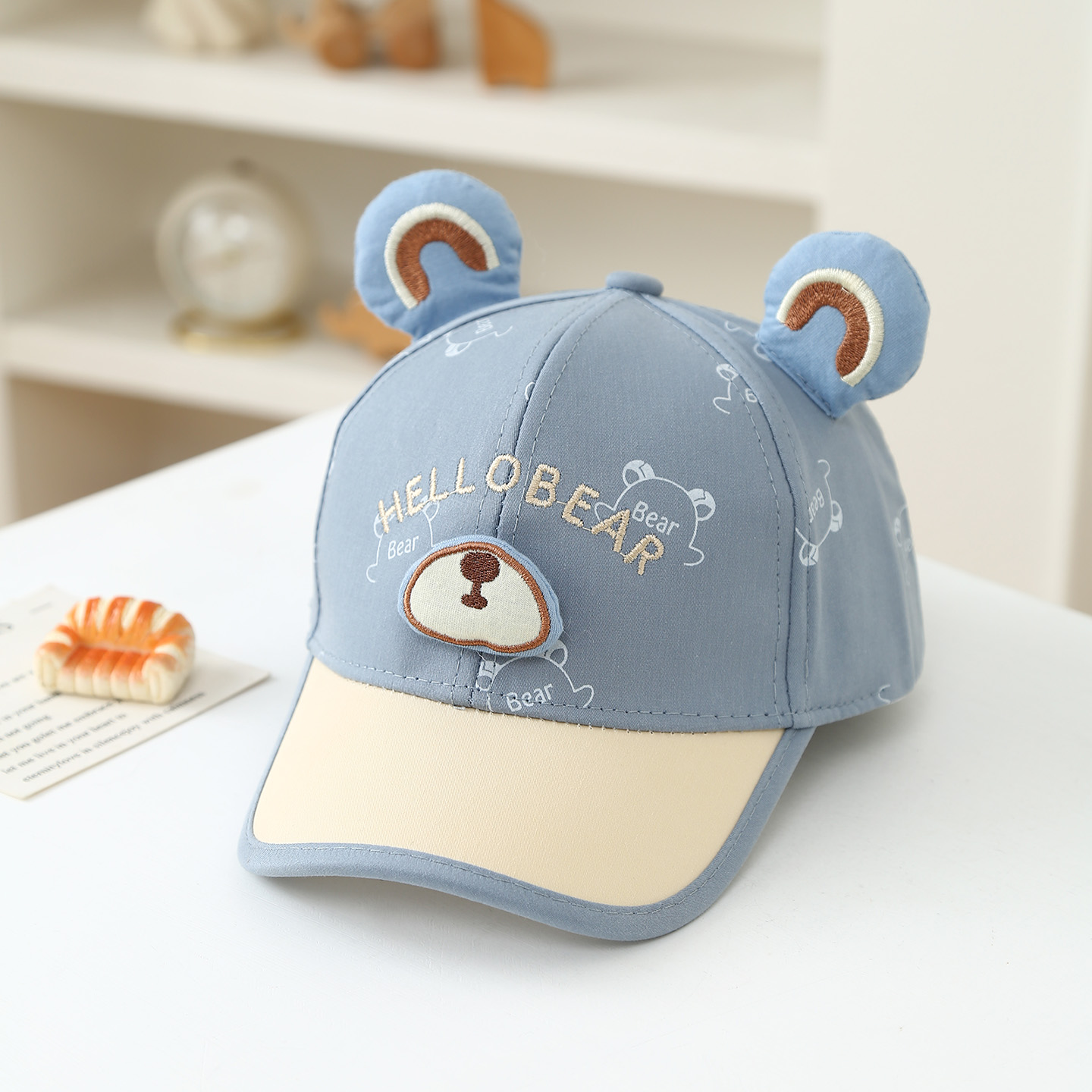 Cartoon embroidered bear child - Embroidery Hat Machine incelemesi ve fiyatı