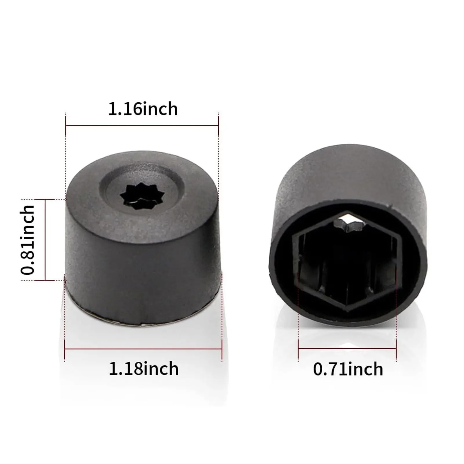 20PCS Car Wheel Lug Nut Covers - Embroidery Removal incelemesi ve fiyatı