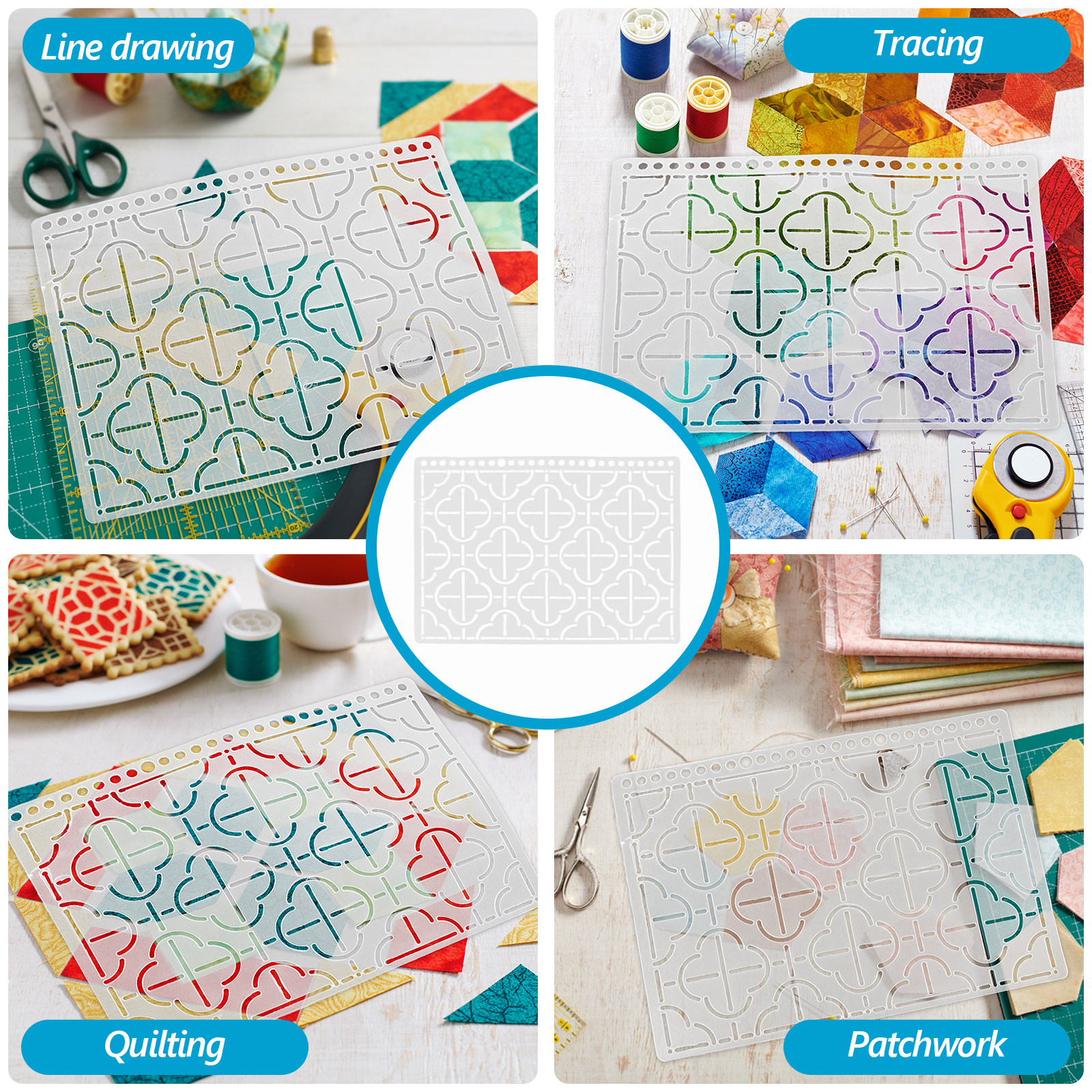 Professional Quilting Template - Embroidery Quilting incelemesi ve fiyatı