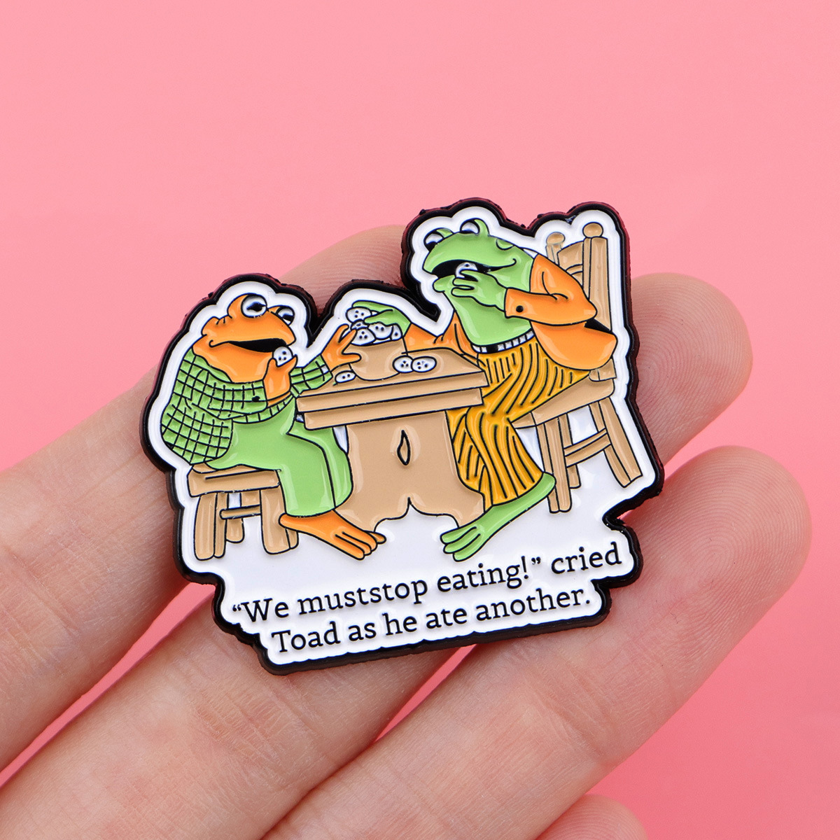 Cartoon Frog Brooch Pin Badge  - Embroidery Tulle incelemesi ve fiyatı