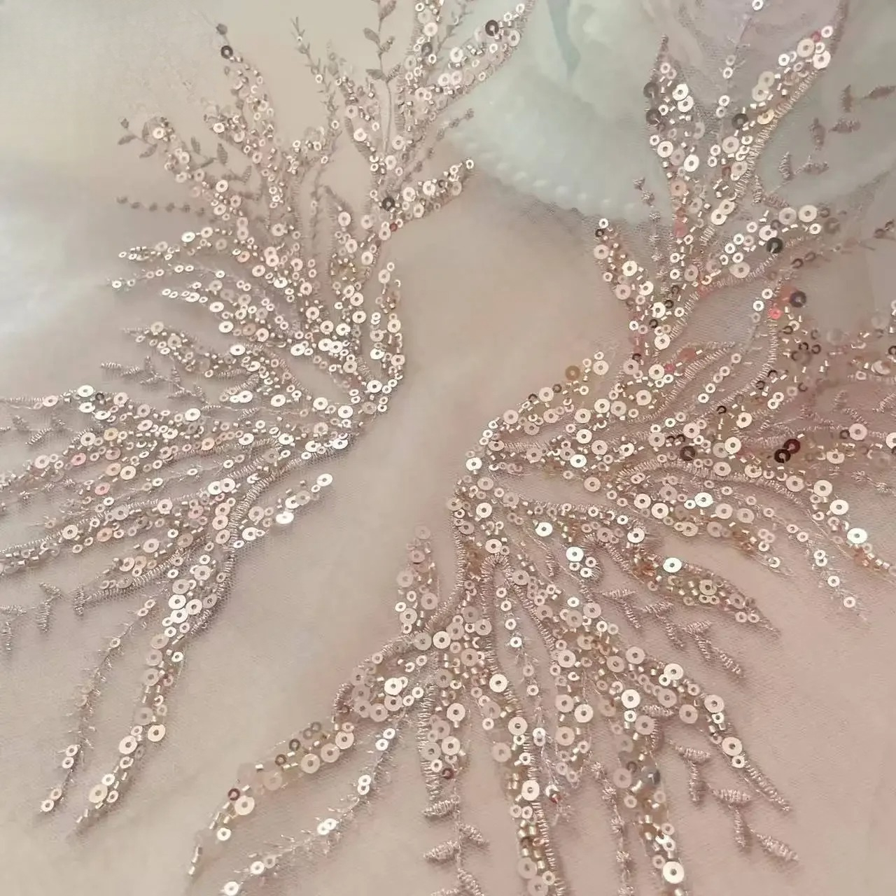 5Pair-2Pair.Rose Gold Sequin T - Embroidery Roses incelemesi ve fiyatı