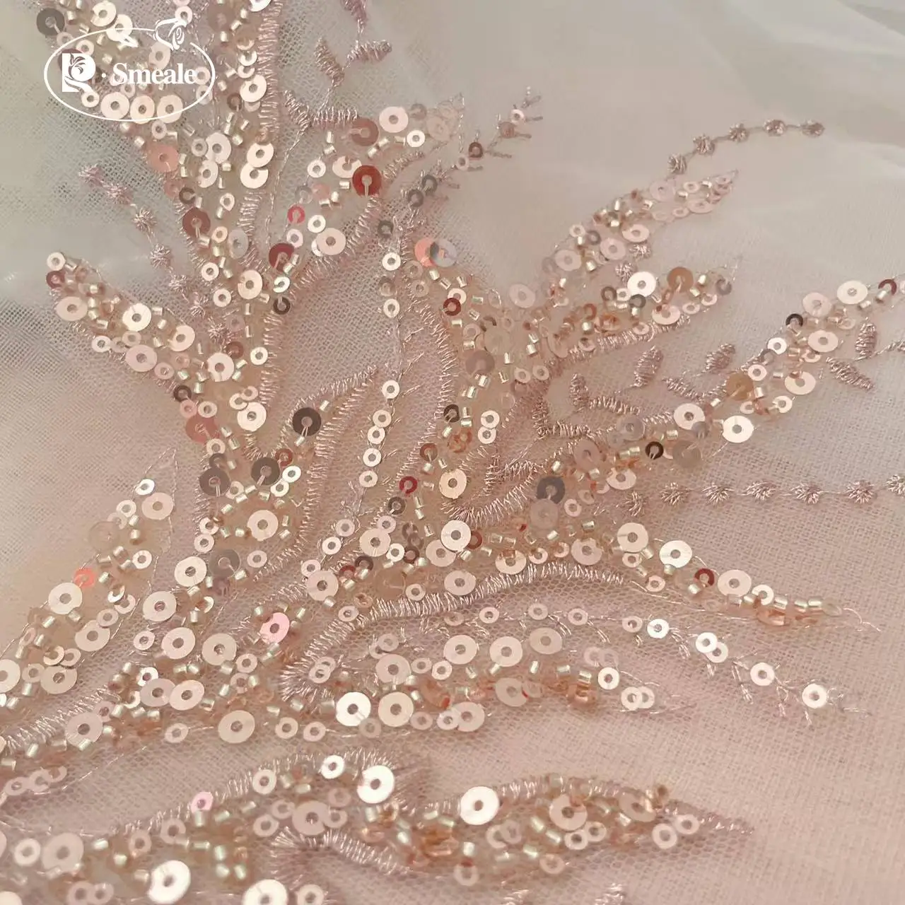 5Pair-2Pair.Rose Gold Sequin T - Embroidery Roses incelemesi ve fiyatı