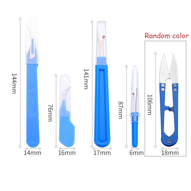 5Pcs Blue Sewing Ripper Kit wi - Embroidery Removal Tool incelemesi ve fiyatı
