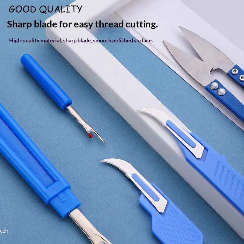 5Pcs Blue Sewing Ripper Kit wi - Embroidery Removal Tool incelemesi ve fiyatı