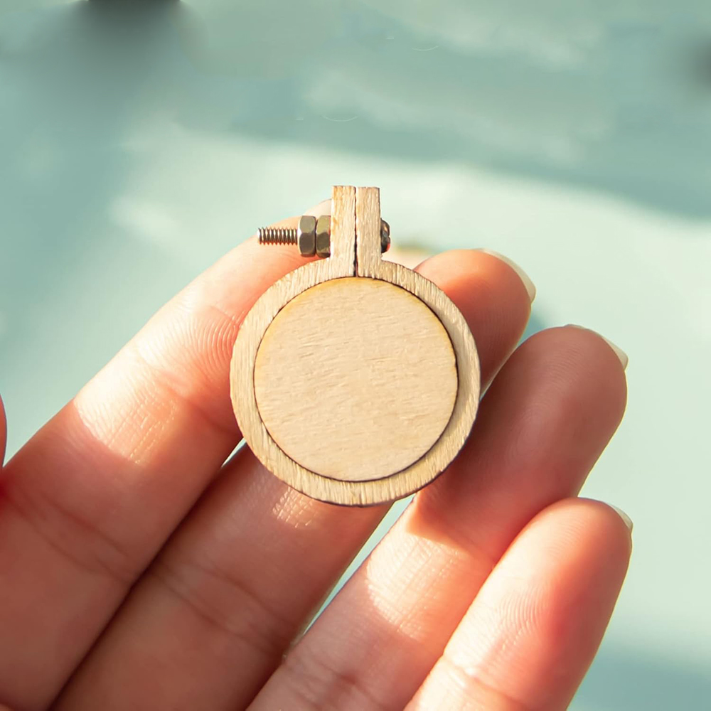 10Pcs/Set Wooden Mini Embroide - Stitch Marker Ring incelemesi ve fiyatı