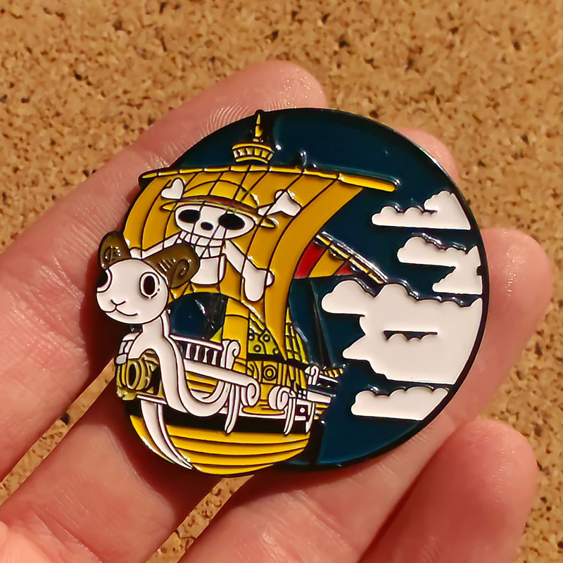 One Piece Enamel Pins Brooch T - Embroidery Tulle incelemesi ve fiyatı
