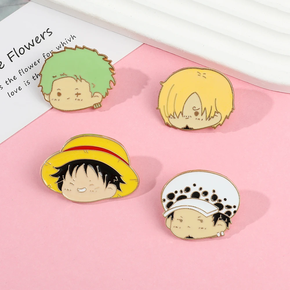 4 Pcs Anime Character Brooch S - Embroidery Tulle incelemesi ve fiyatı