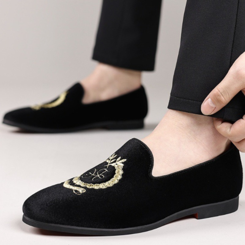 Luxury Designer Loafers Suede  - Embroidery Dress incelemesi ve fiyatı