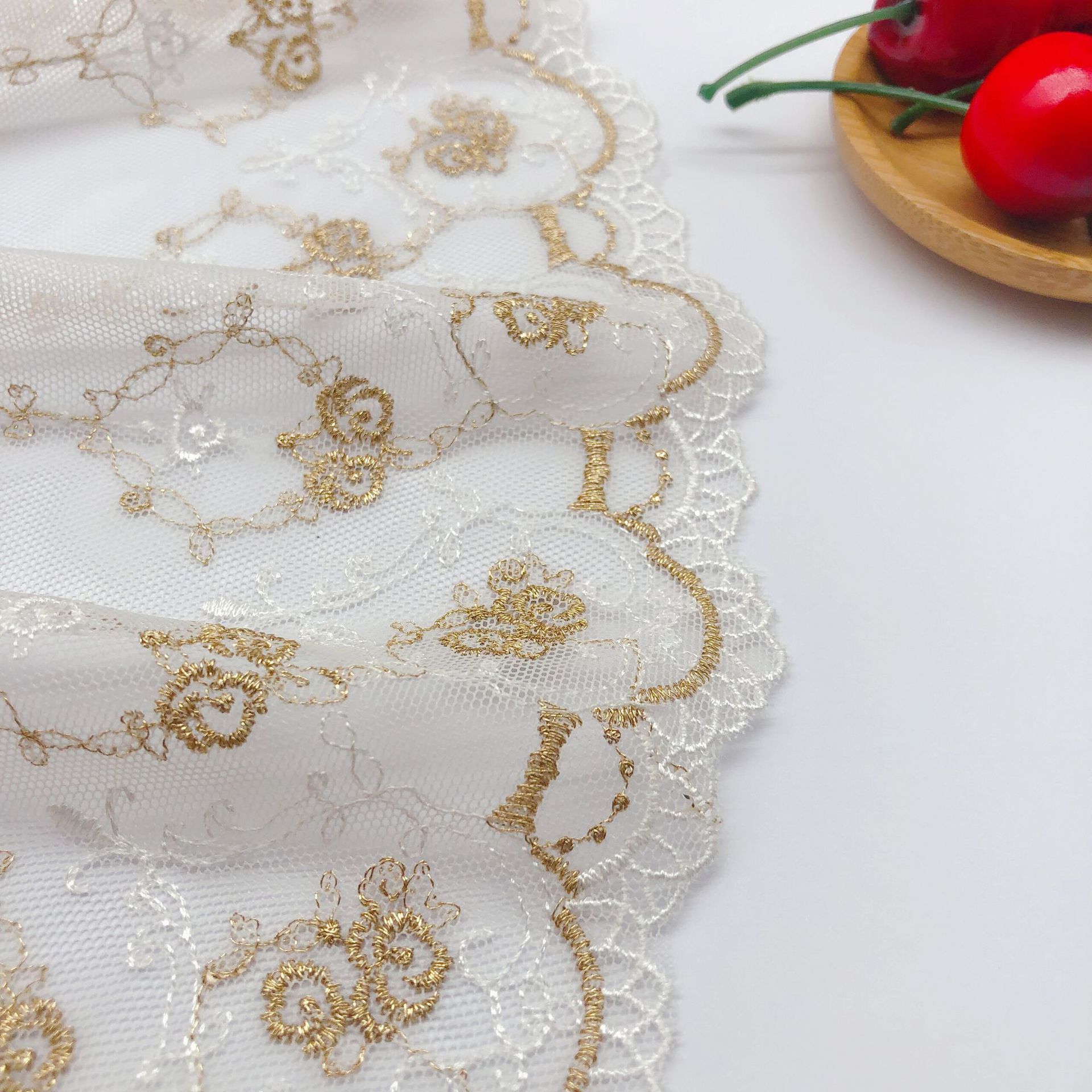 16.2CM Width Mesh Embroidery G - Embroidery Roses incelemesi ve fiyatı