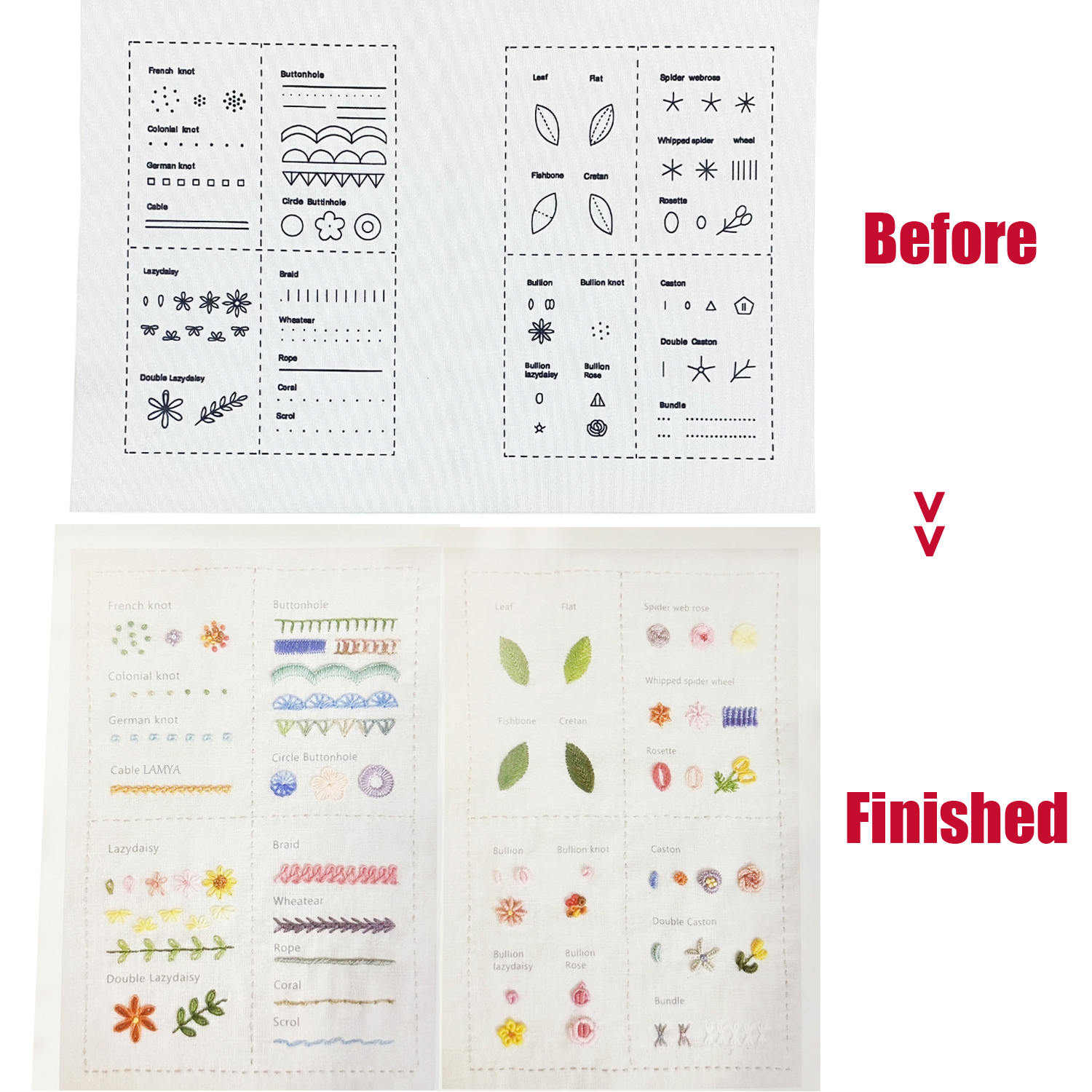 Basic Hand Embroidery Stitches - Embroidery Guide Book incelemesi ve fiyatı