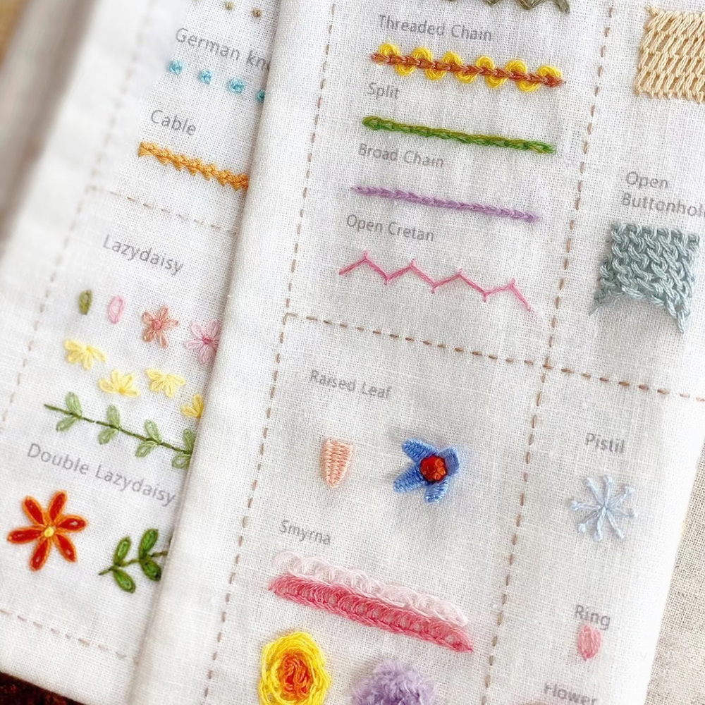 Basic Hand Embroidery Stitches - Embroidery Guide Book incelemesi ve fiyatı