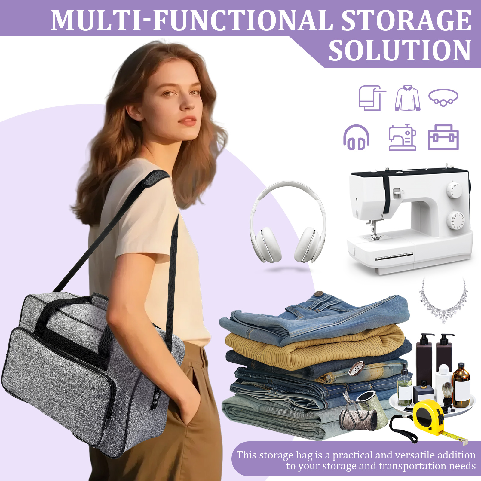 Sewing Machine Carrying Case w - Embroidery Removal incelemesi ve fiyatı