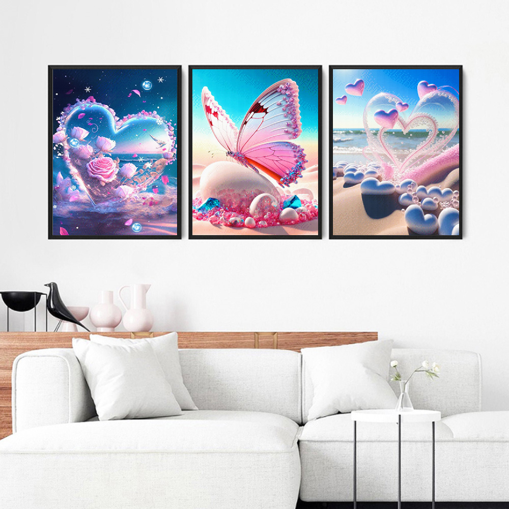 5D DIY Seaside Landscape Diamo - Embroidery Artwork incelemesi ve fiyatı