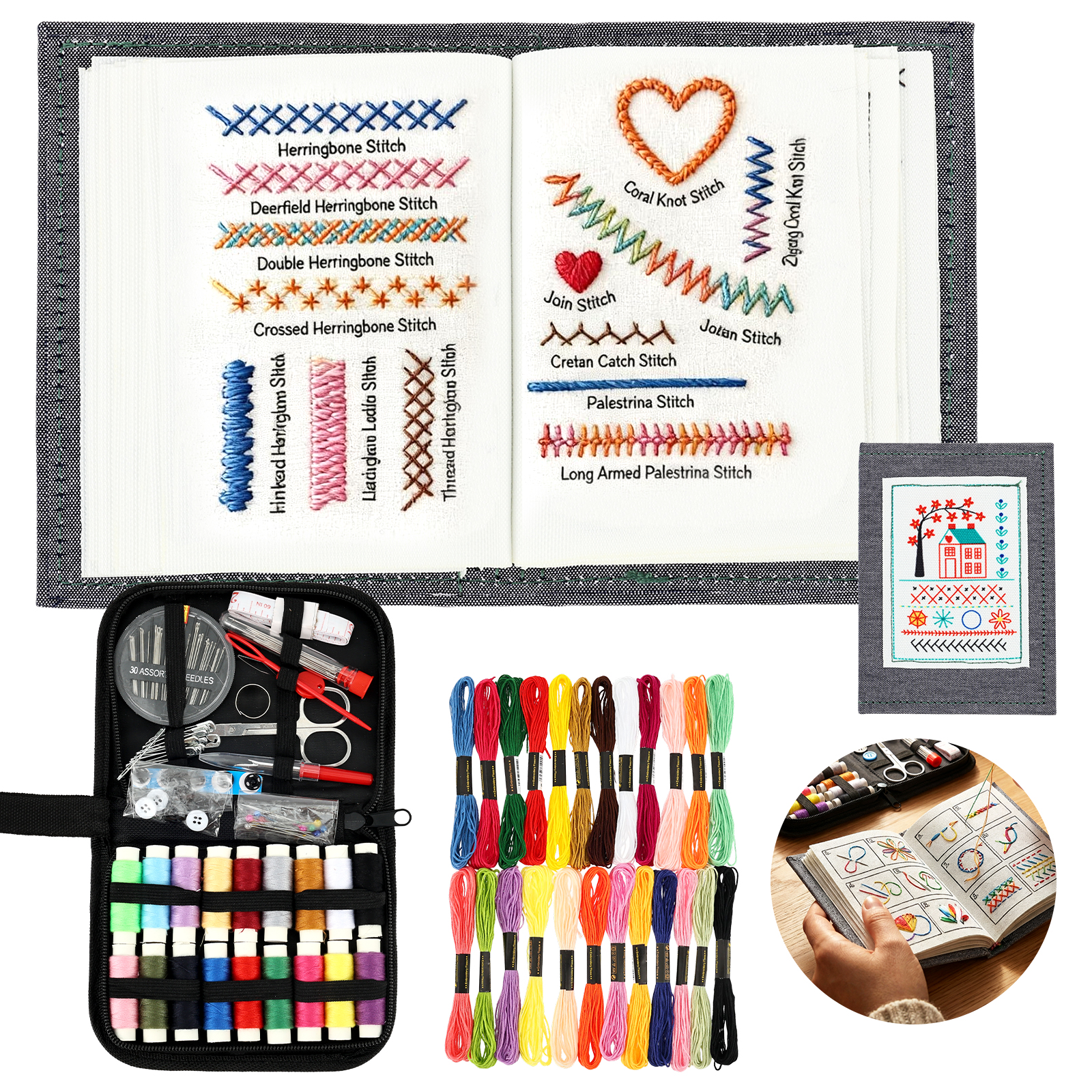Embroidery Stitch Set Exquisit - Embroidery Guide Book incelemesi ve fiyatı