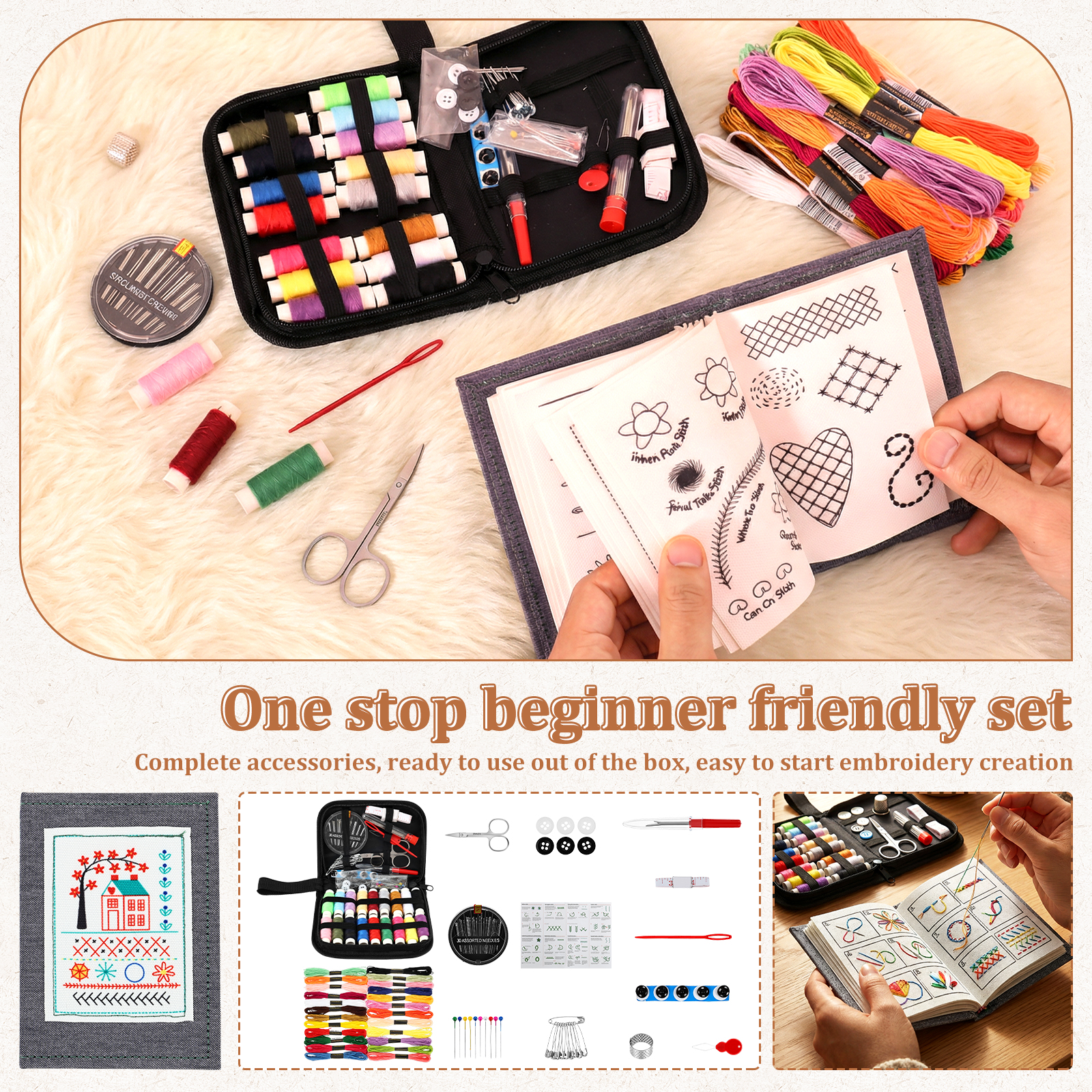 Embroidery Stitch Set Exquisit - Embroidery Guide Book incelemesi ve fiyatı