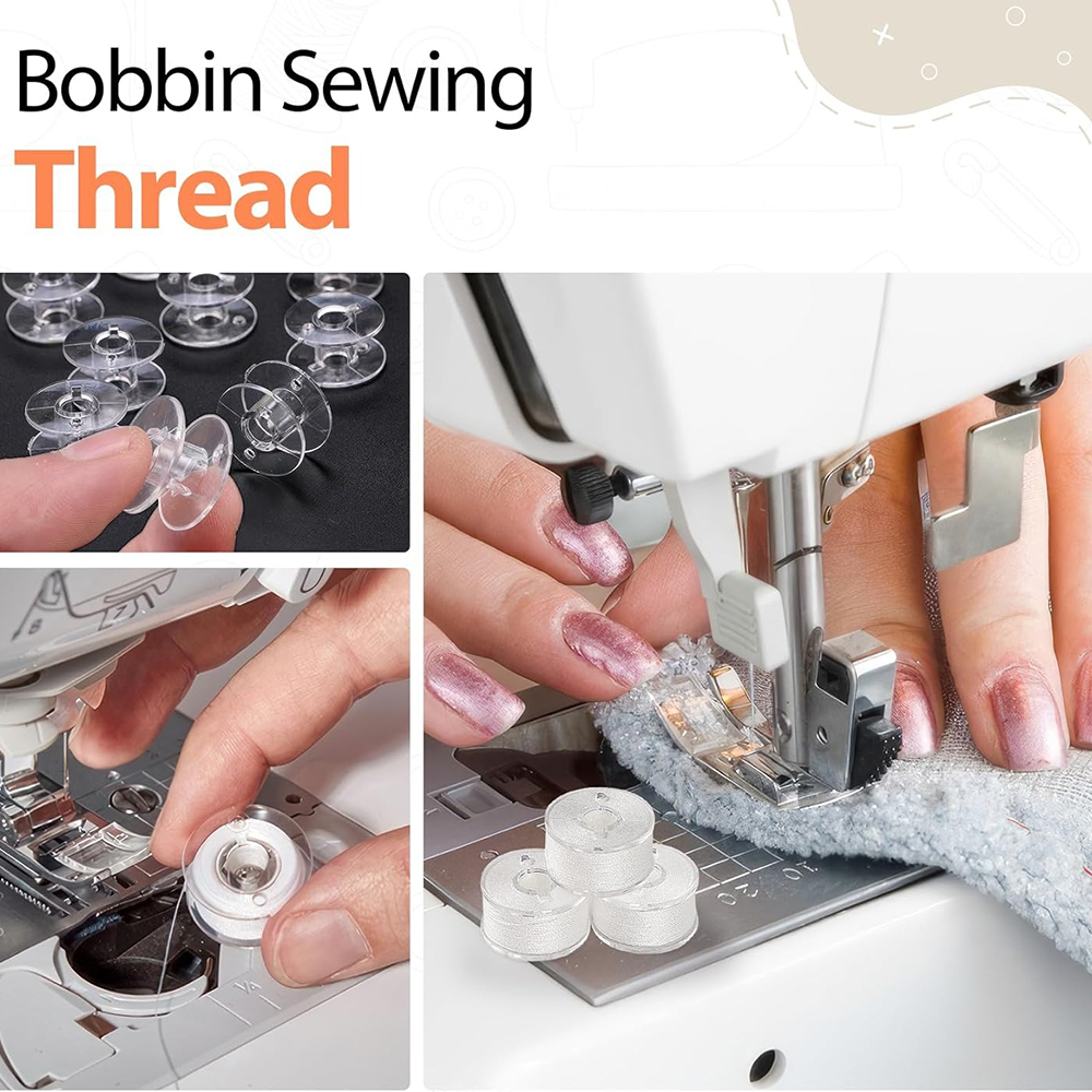 40PCS White Bobbin Thread Poly - Embroidery Legacy Software incelemesi ve fiyatı