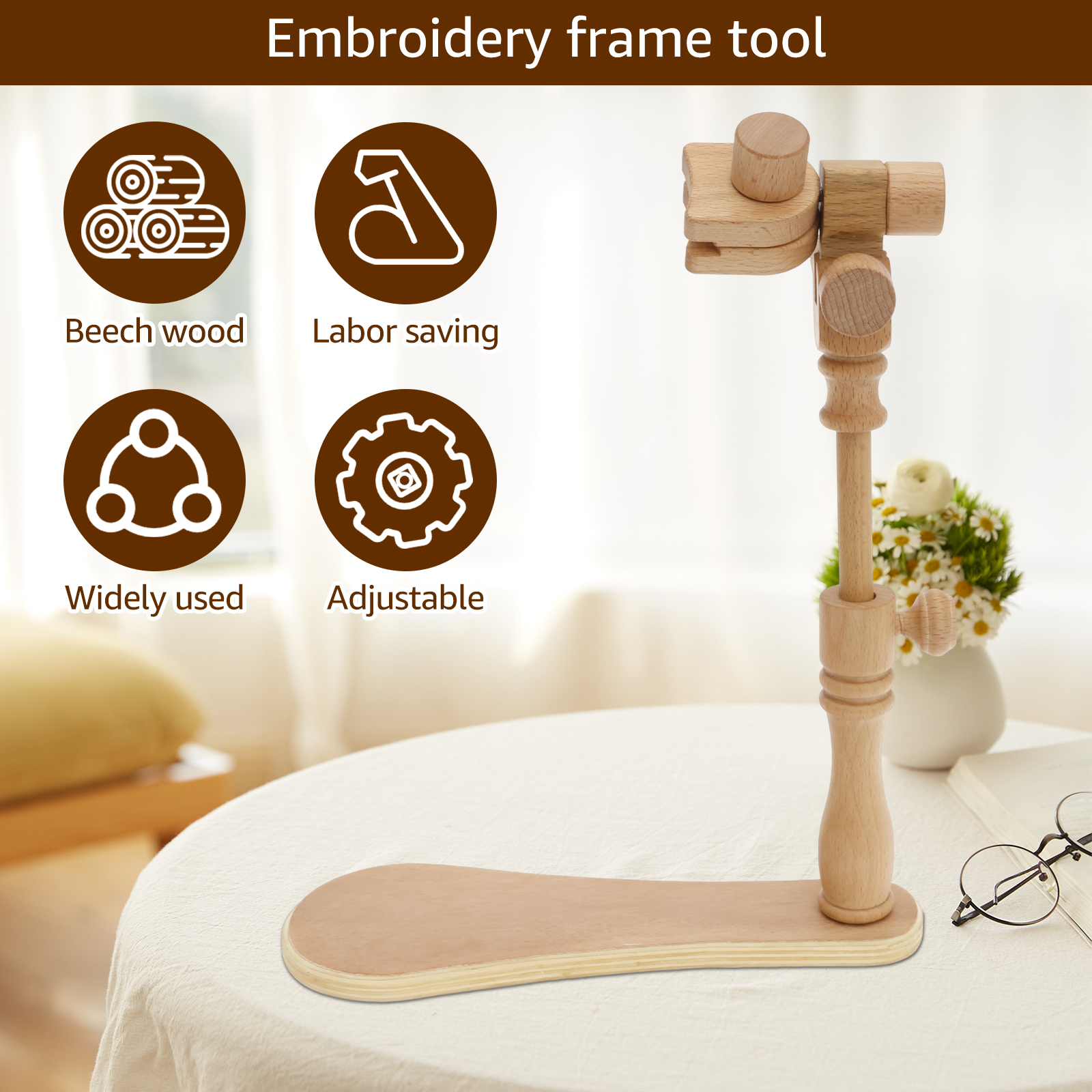 Embroidery Hoops Stand Adjusta - Stitch Marker Ring incelemesi ve fiyatı