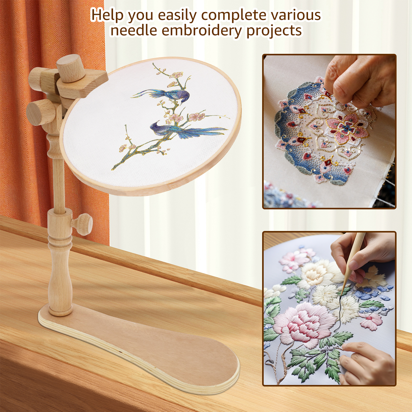 Embroidery Hoops Stand Adjusta - Stitch Marker Ring incelemesi ve fiyatı
