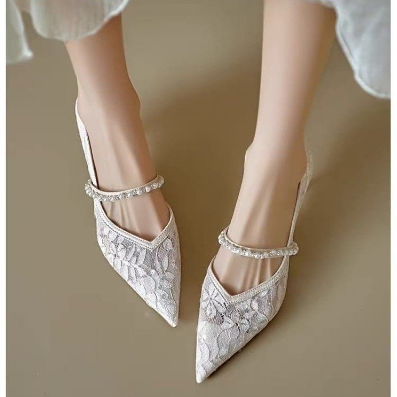 Sexy Lace Embroidery High Heel - Embroidery Dress incelemesi ve fiyatı