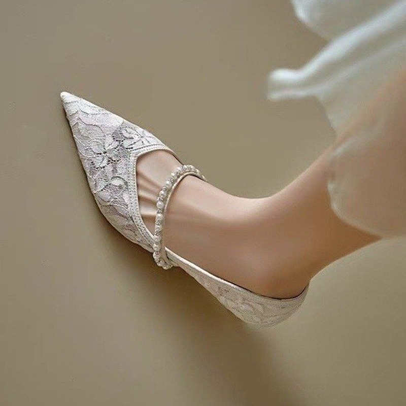 Sexy Lace Embroidery High Heel - Embroidery Dress incelemesi ve fiyatı
