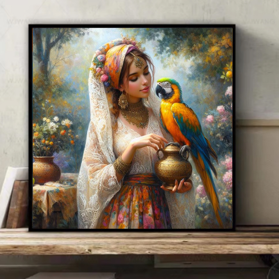 1pc frameless Diamond Painting - Embroidery Artwork incelemesi ve fiyatı