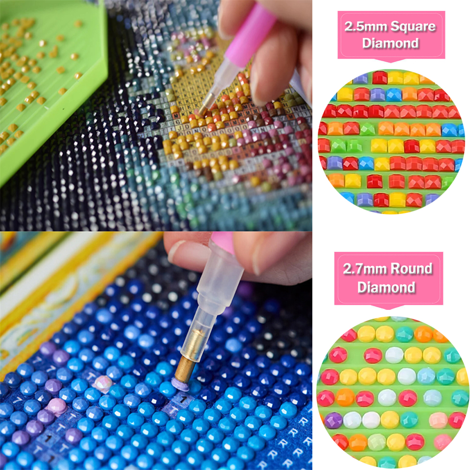 1pc frameless Diamond Painting - Embroidery Artwork incelemesi ve fiyatı