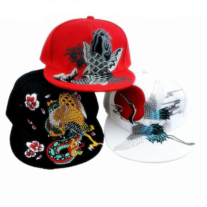 Men Flat Hat Hip Hop Snapback  - Embroidery Hat Machine incelemesi ve fiyatı