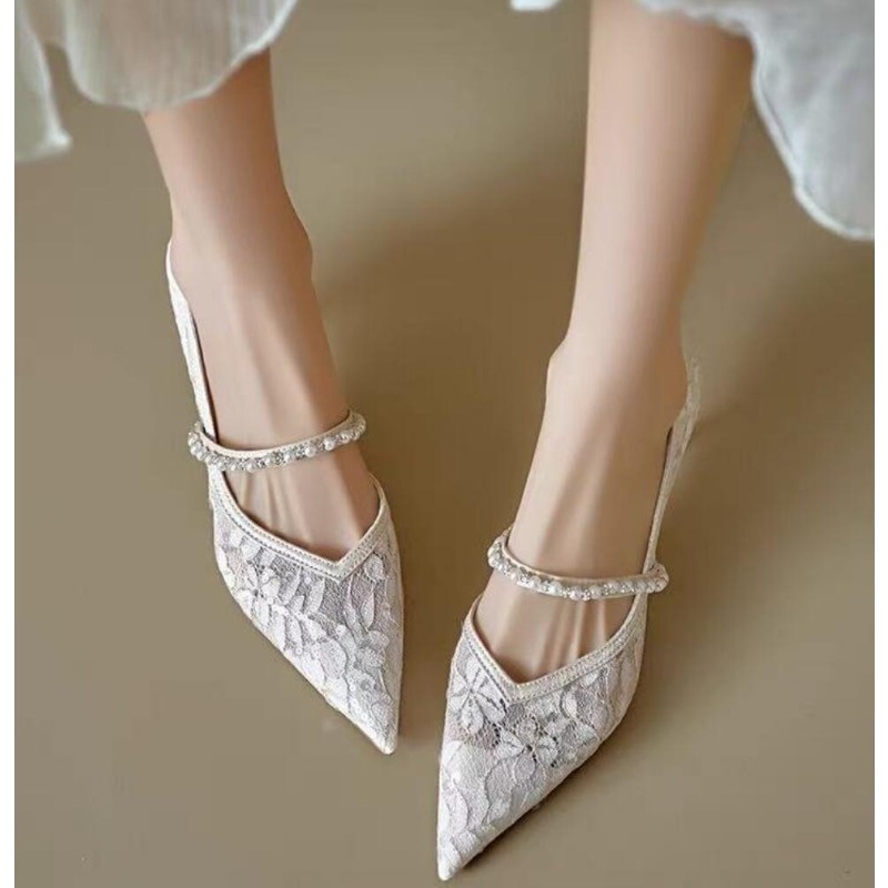 Sexy Lace Embroidery High Heel - Embroidery Dress incelemesi ve fiyatı