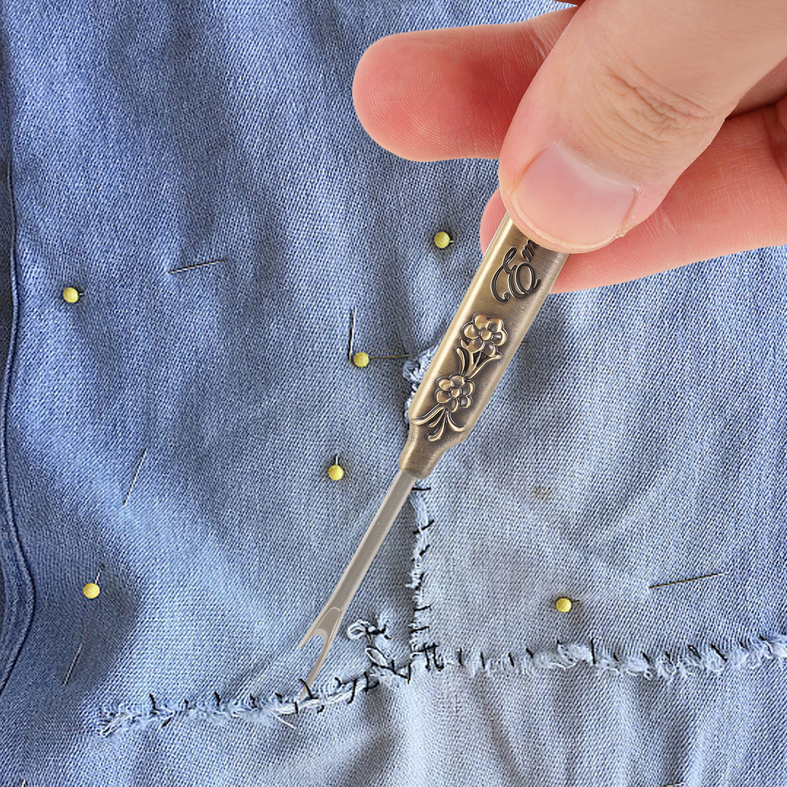 Seam Ripper Zinc Alloy Vintage - Embroidery Removal Tool incelemesi ve fiyatı