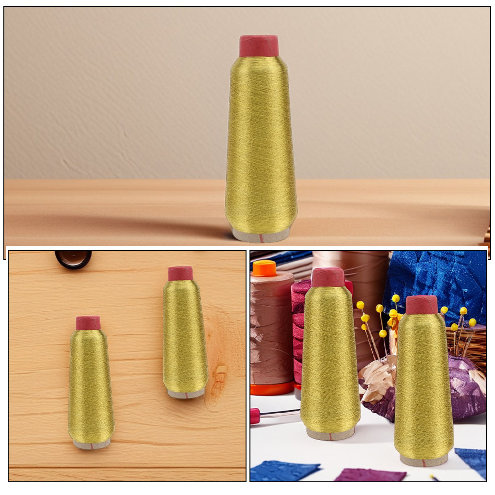 2 Rolls Metallic Golden Glitte - Embroidery Quilting incelemesi ve fiyatı