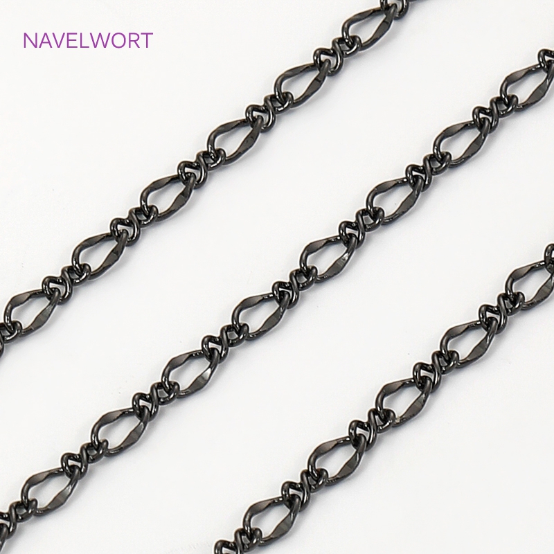 Black Color Oval Thin Chains F - Embroidery Artwork incelemesi ve fiyatı