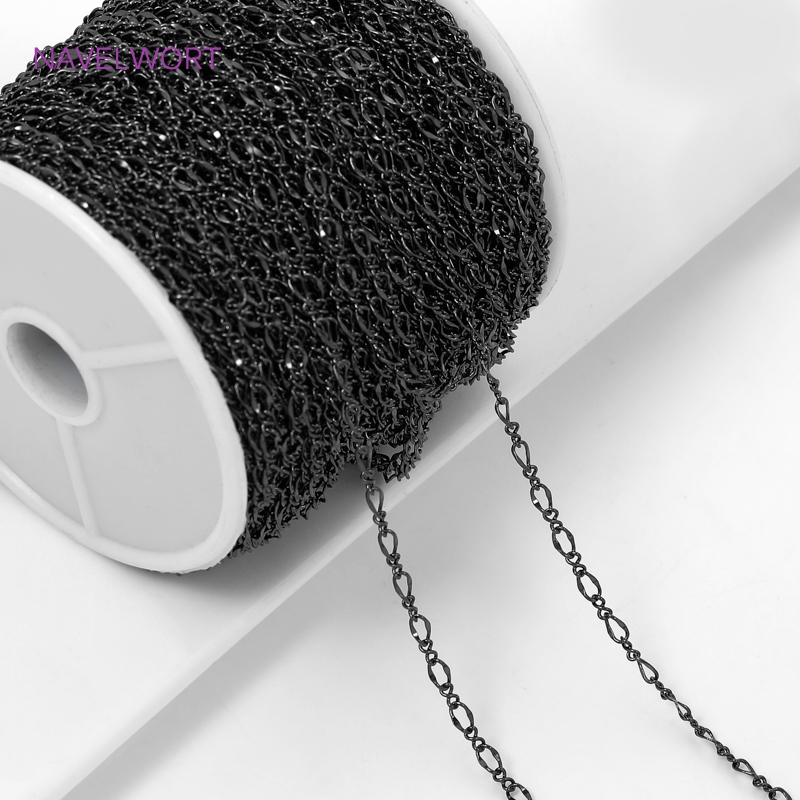 Black Color Oval Thin Chains F - Embroidery Artwork incelemesi ve fiyatı