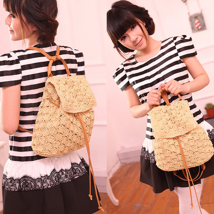 Summer's straw flip backpack n - Embroidery Bali incelemesi ve fiyatı