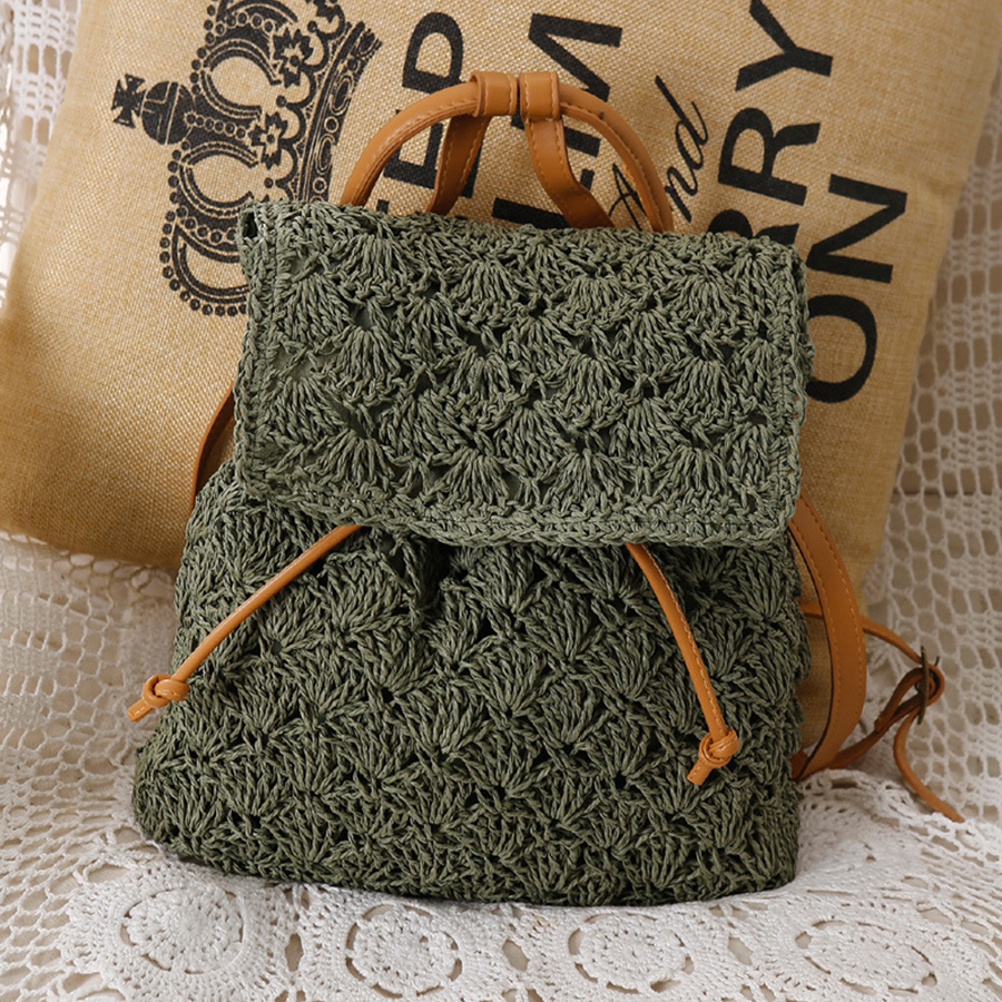 Summer's straw flip backpack n - Embroidery Bali incelemesi ve fiyatı