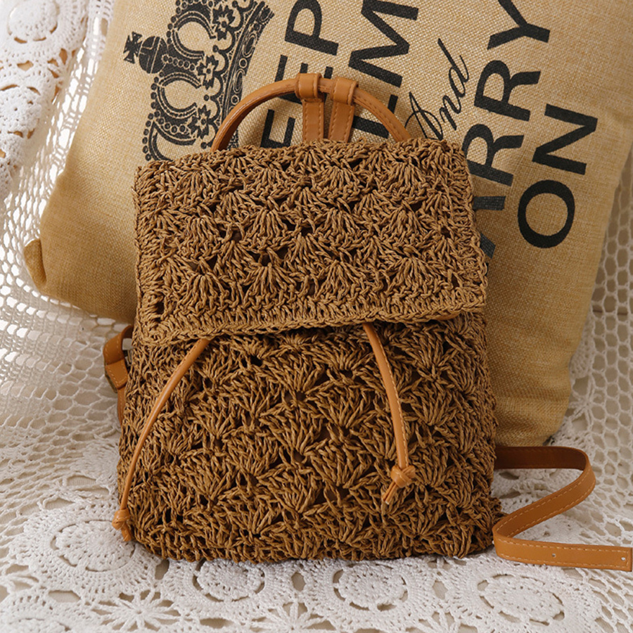 Summer's straw flip backpack n - Embroidery Bali incelemesi ve fiyatı