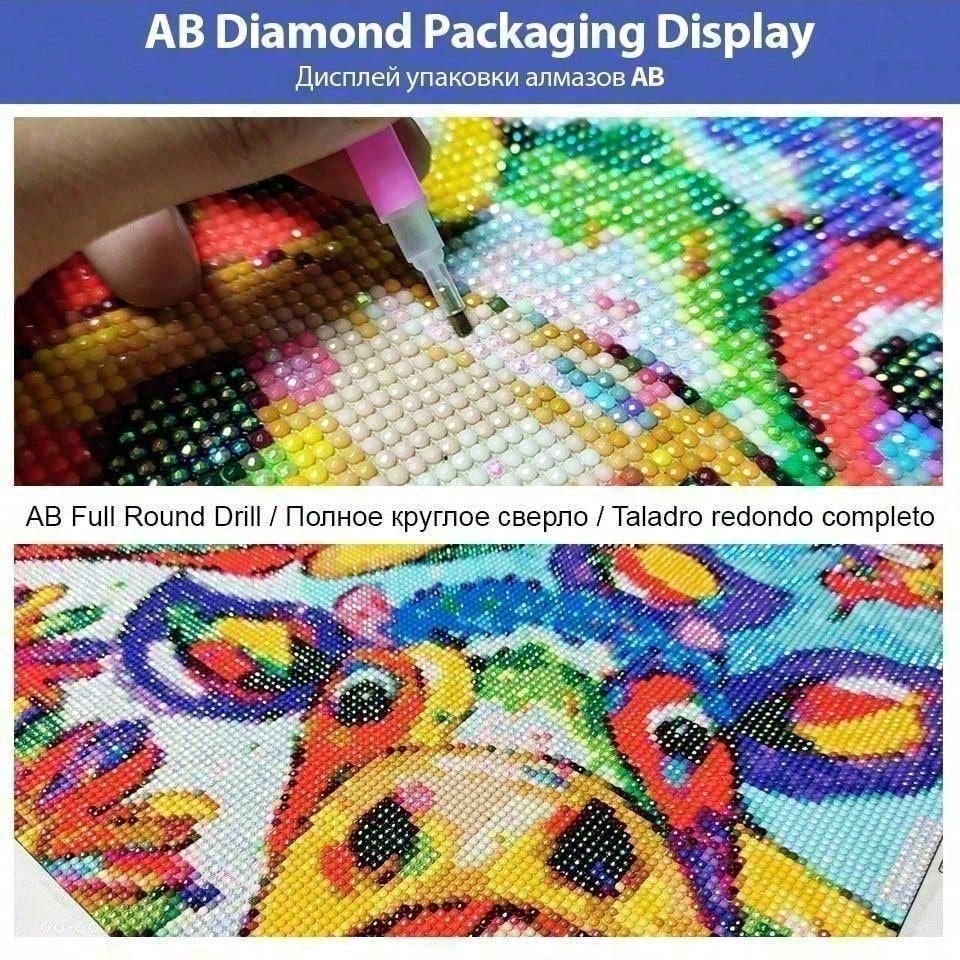 1 piece - 5D-DIY - Flocking cl - Embroidery Roses incelemesi ve fiyatı