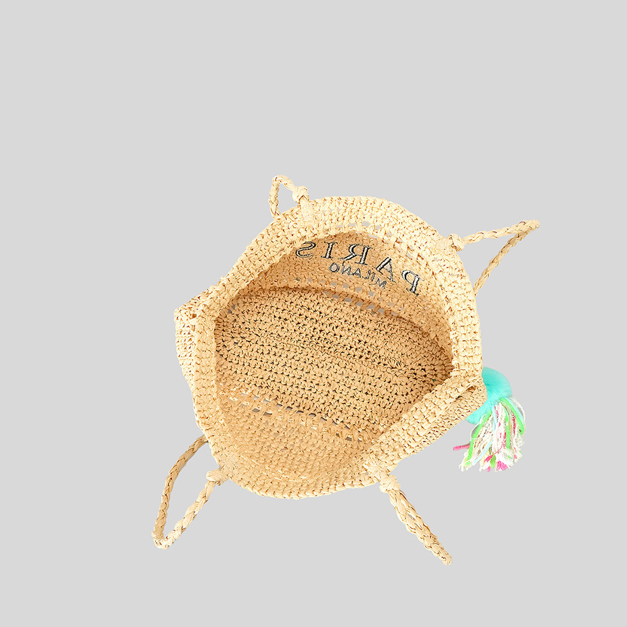 Casual Hollow Straw Tote Bag L - Embroidery Bali incelemesi ve fiyatı
