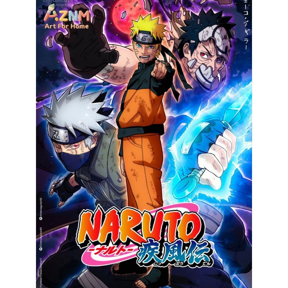 1pc Naruto Class Seven New Dia - Embroidery Painting incelemesi ve fiyatı