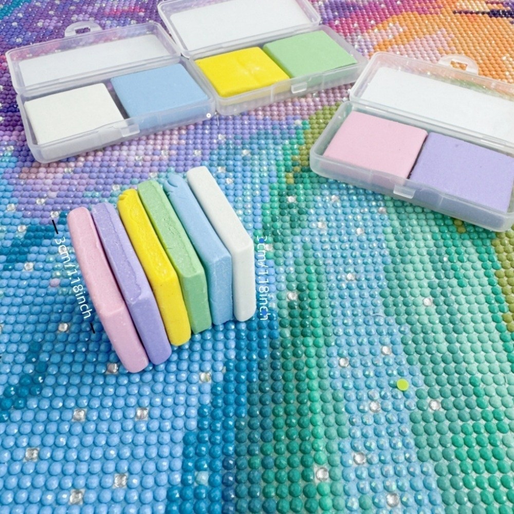 1/2PCS Silicone Diamond Painti - Embroidery X Stitch incelemesi ve fiyatı